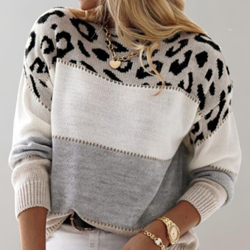 Stefanie® | Leopardenmuster Freizeit-Hoodie