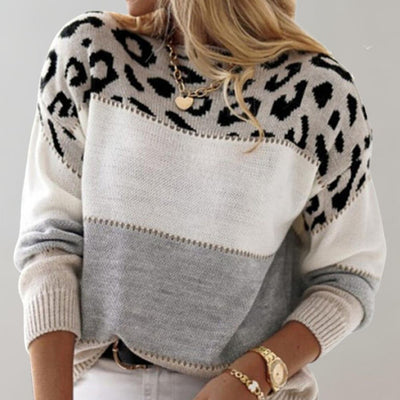 Stefanie® | Leopardenmuster Freizeit-Hoodie