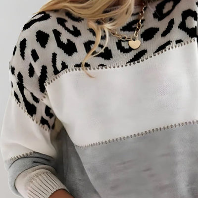 Stefanie® | Leopardenmuster Freizeit-Hoodie
