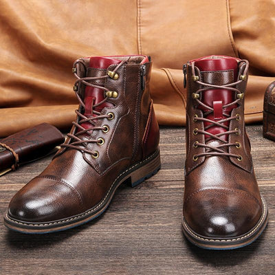Leonhard® | Oxford-Stiefel aus echtem Leder