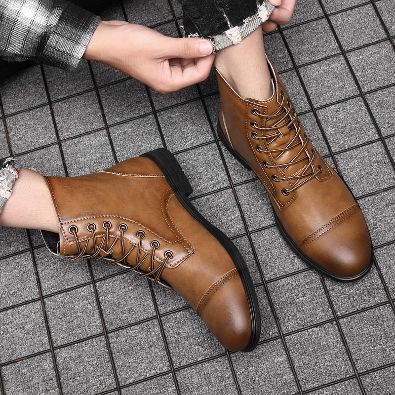 Dominik® | Kunstleder Stiefeletten