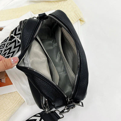 Alina® | Raffiniertes Leder Schultertasche