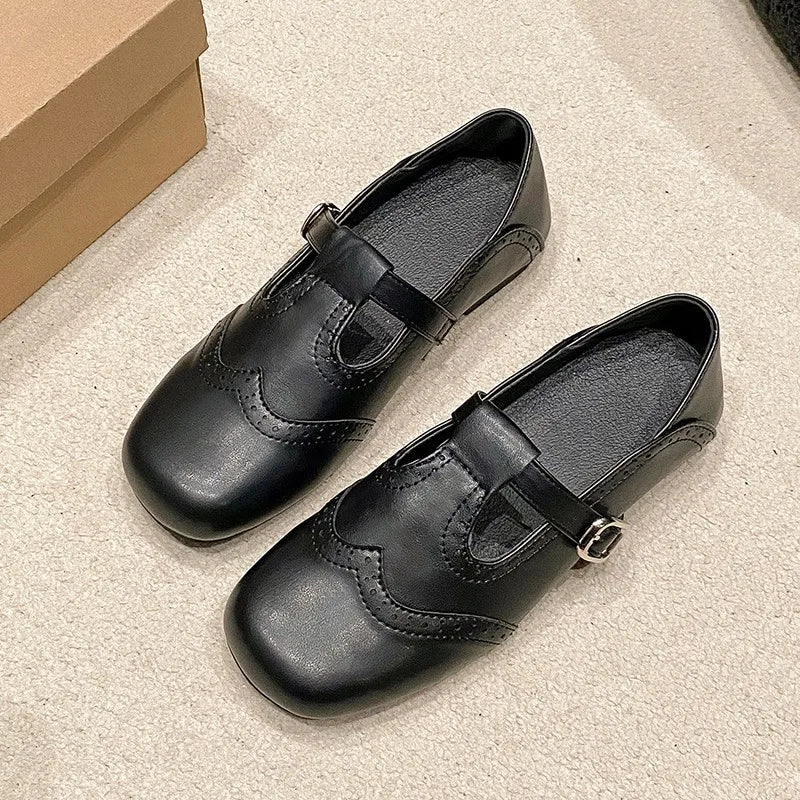 Emilia® | Vegane Leder Orthopädische Ballerinas