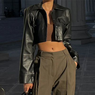 Irma® | Elegante Lederimitatjacke