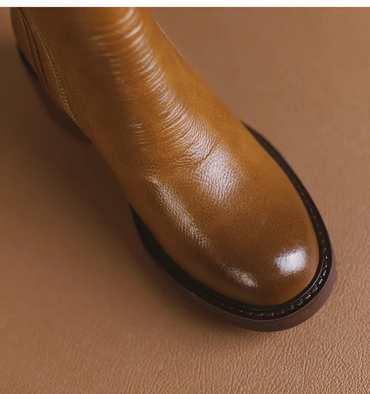 Edith® | Leder Stiefeletten
