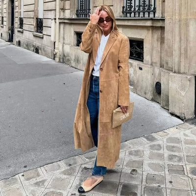 Louise® | Trenchcoat aus Wildleder