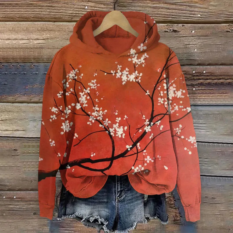 ODELE® | Sweatshirt mit floralem Druck