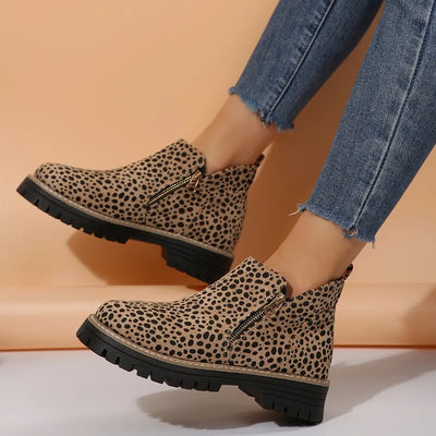 Zenzi® | Robuste Stiefel mit Reißverschluss