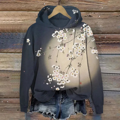 ODELE® | Sweatshirt mit floralem Druck
