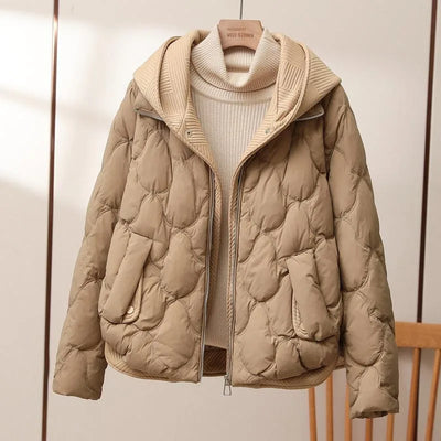 Elisabeth® | Stylische Jacke mit Kapuze in zwei Teilen.
