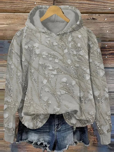 DOREA® | Sweatshirt mit floralem Druck