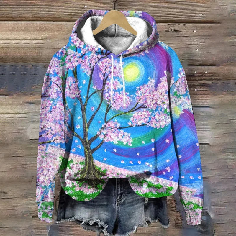 LIVIA® | Sweatshirt mit floralem Druck