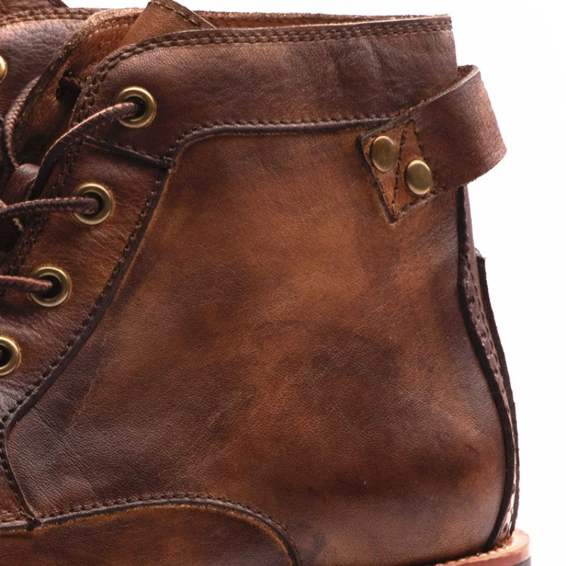 Paul® | Herren Retro Stiefel mit runder Spitze