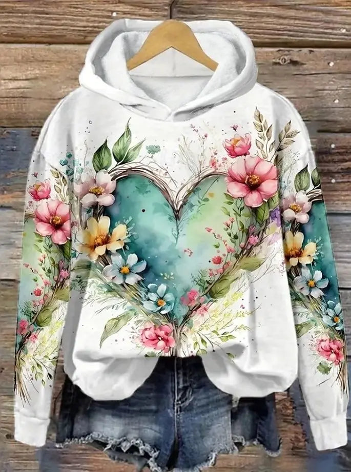 NOELA® | Sweatshirt mit floralem Druck