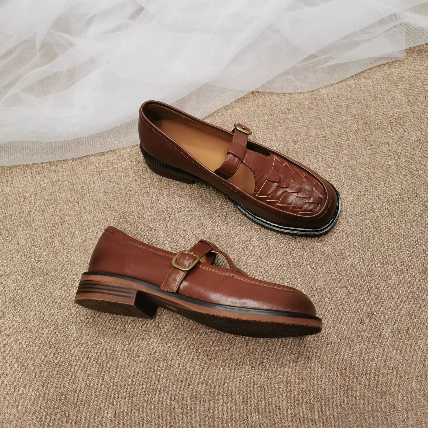 Elisabeth® | Vegane Leder Orthopädische Mary Jane Schuhe