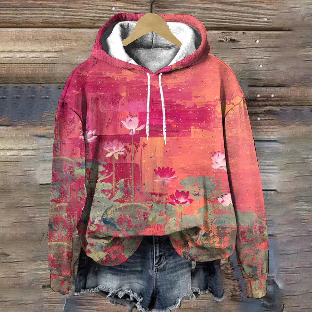 FENJA® | Sweatshirt mit floralem Druck