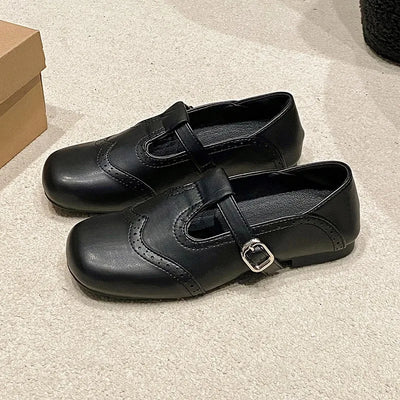 Emilia® | Vegane Leder Orthopädische Ballerinas