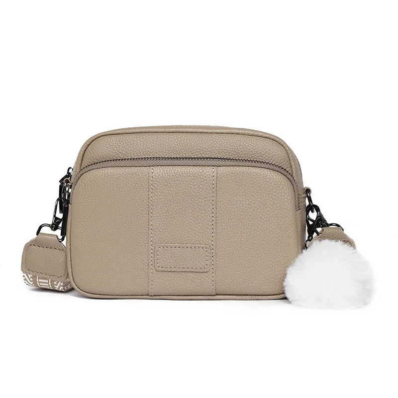 Gisela® | Raffiniertes Leder Schultertasche