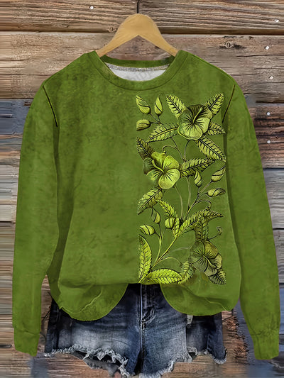 VELIA® | Sweatshirt mit floralem Druck