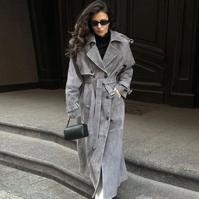 Lea® | Trench Coat aus Wildleder