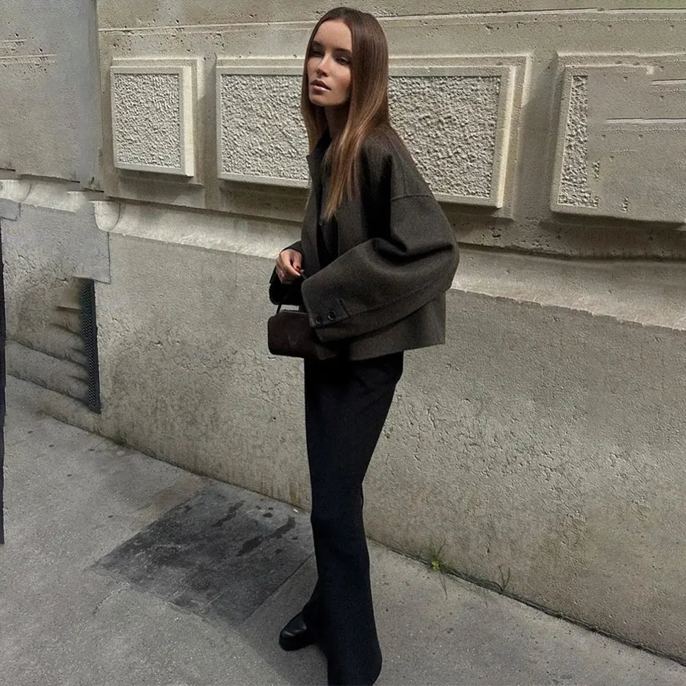 Malene® | Trenchcoat aus Wildleder