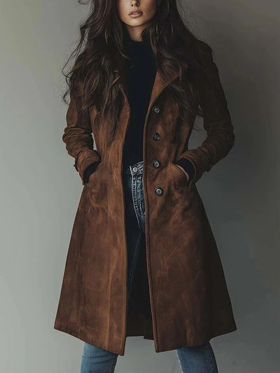 Kirsten® | Trenchcoat aus Wildleder
