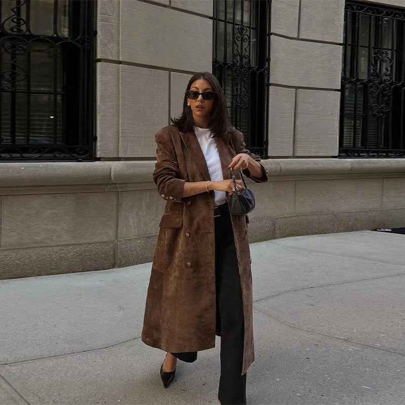 Lea® | Trench Coat aus Wildleder
