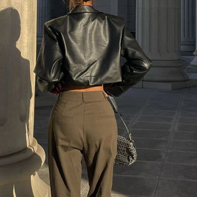 Irma® | Elegante Lederimitatjacke