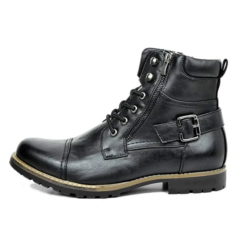 Kevin® | Leder Schnürstiefel