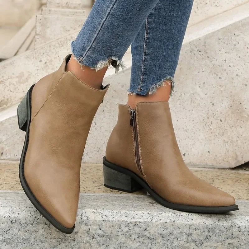 Monika® | Stiefelette aus Leder