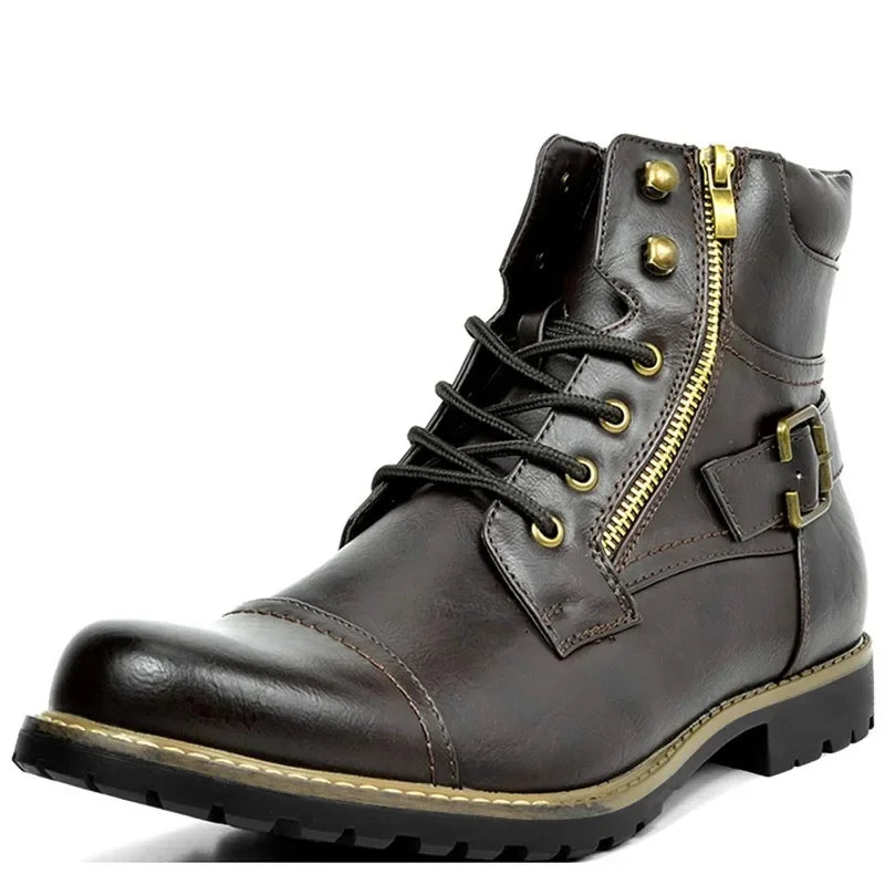 Kevin® | Leder Schnürstiefel
