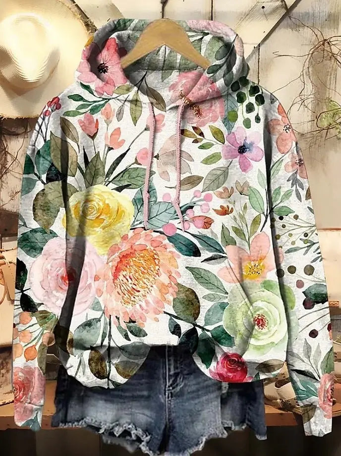 NOELA® | Sweatshirt mit floralem Druck