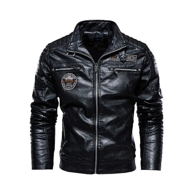 Günther® | Vintage Braun Premium Bikerjacke aus Leder