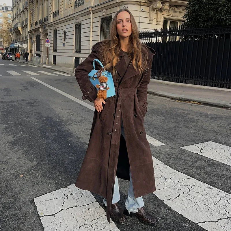Lea® | Trench Coat aus Wildleder