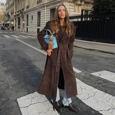 Lea® | Trench Coat aus Wildleder