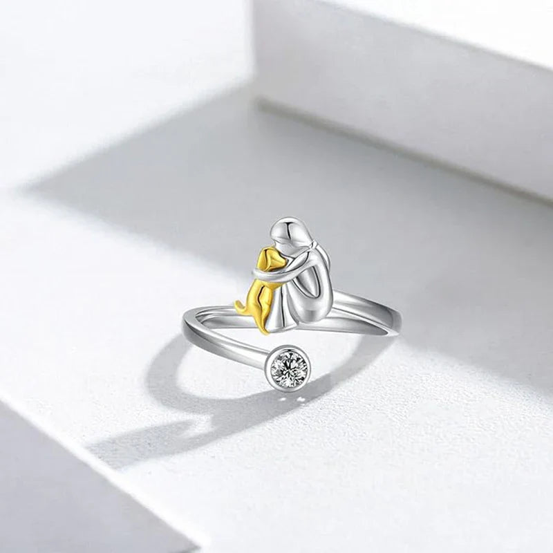 Aurora® | Ring mit Hundesymbol
