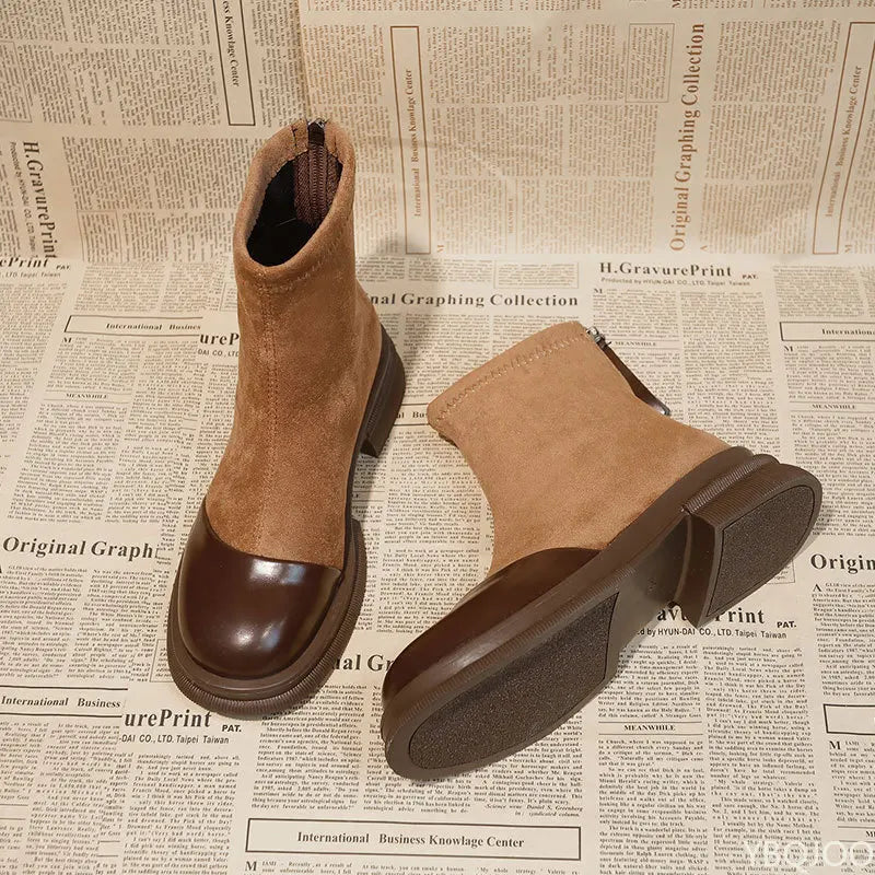 Walburga® | Robuste Stiefel mit Reißverschluss