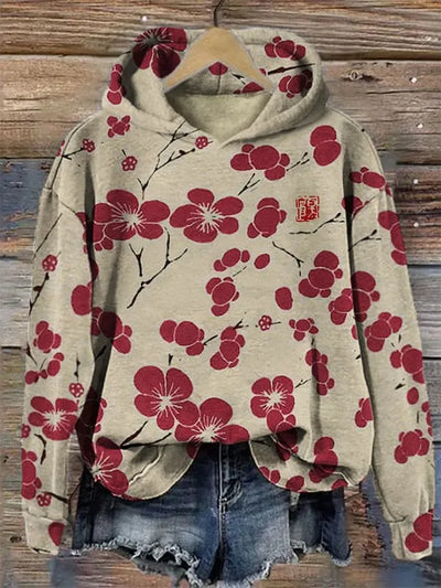 YLENA® | Sweatshirt mit floralem Druck