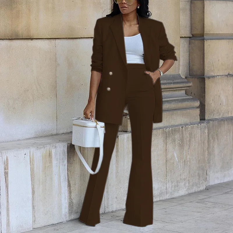 Sandra® | Damen Zweiteiliges Set – Zeitlose Eleganz und Moderne Stärke