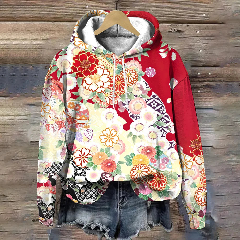 SENNA® | Sweatshirt mit floralem Druck