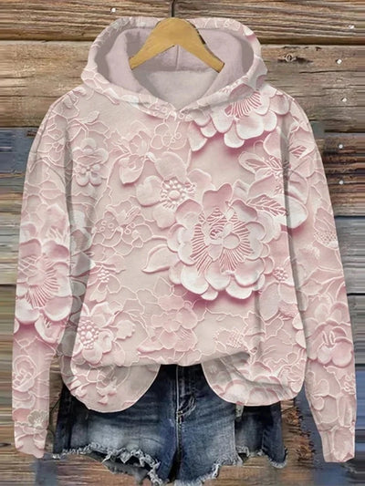 DOREA® | Sweatshirt mit floralem Druck