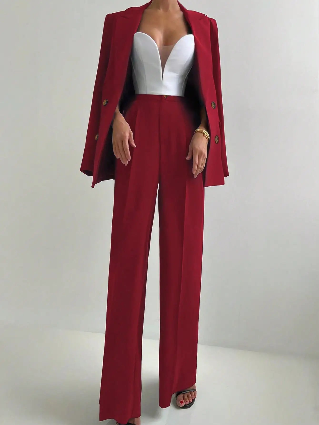 Melanie® | Damen Zweiteiliges Set – Zeitlose Eleganz und Moderne Stärke