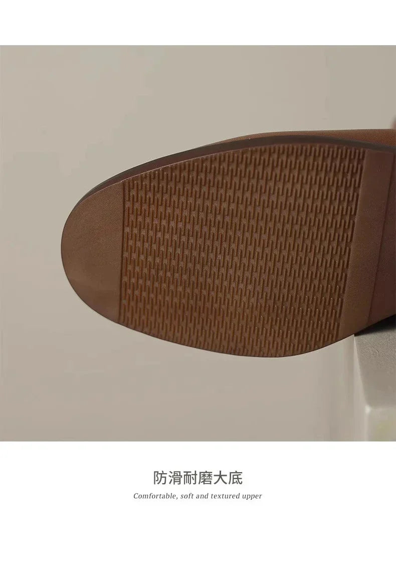 Gerlinde® |  Chelsea-Stiefel aus weichem Leder mit dickem Absatz