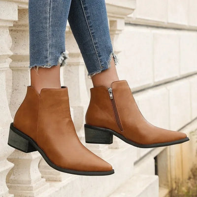 Monika® | Stiefelette aus Leder
