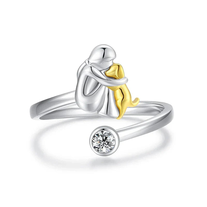 Aurora® | Ring mit Hundesymbol
