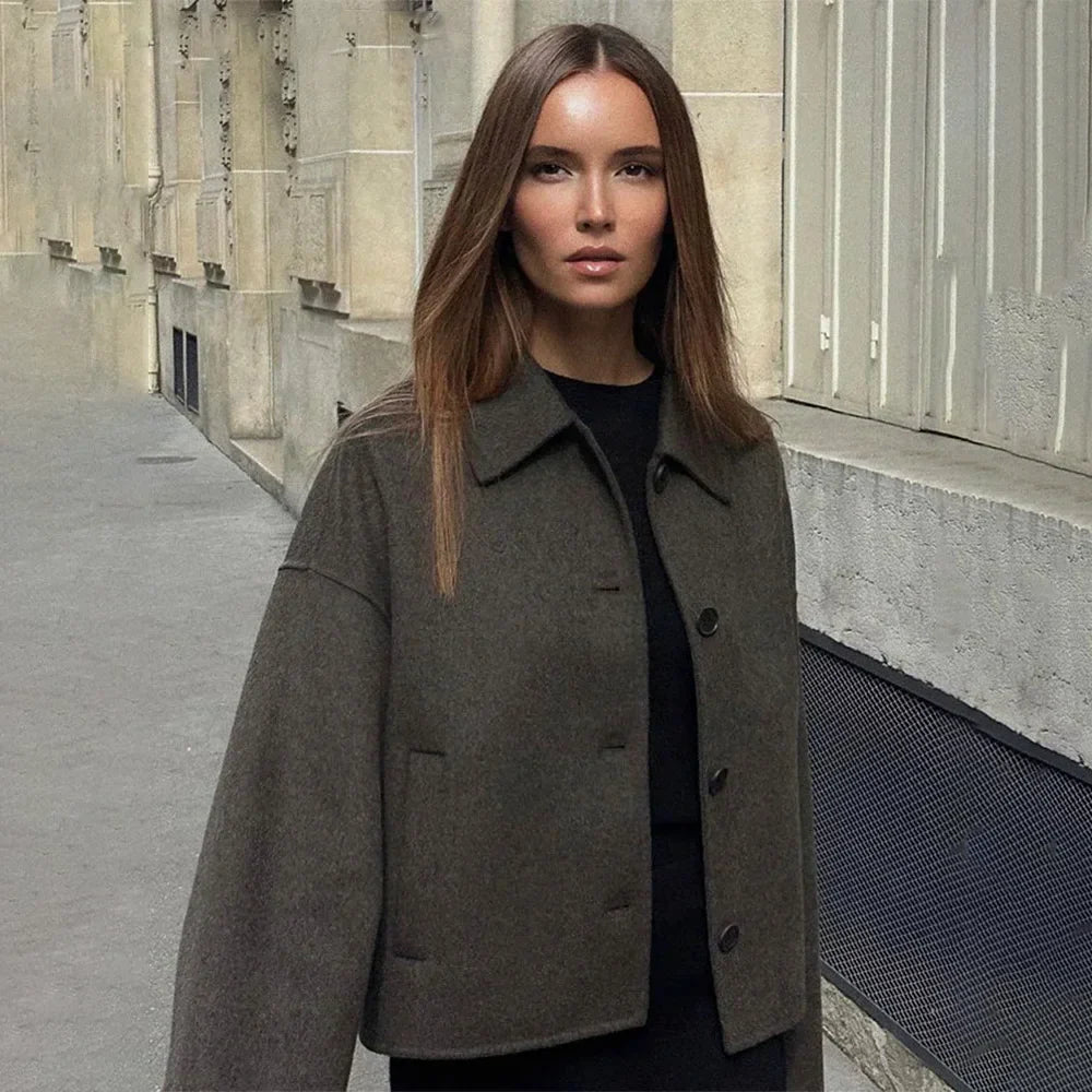 Malene® | Trenchcoat aus Wildleder