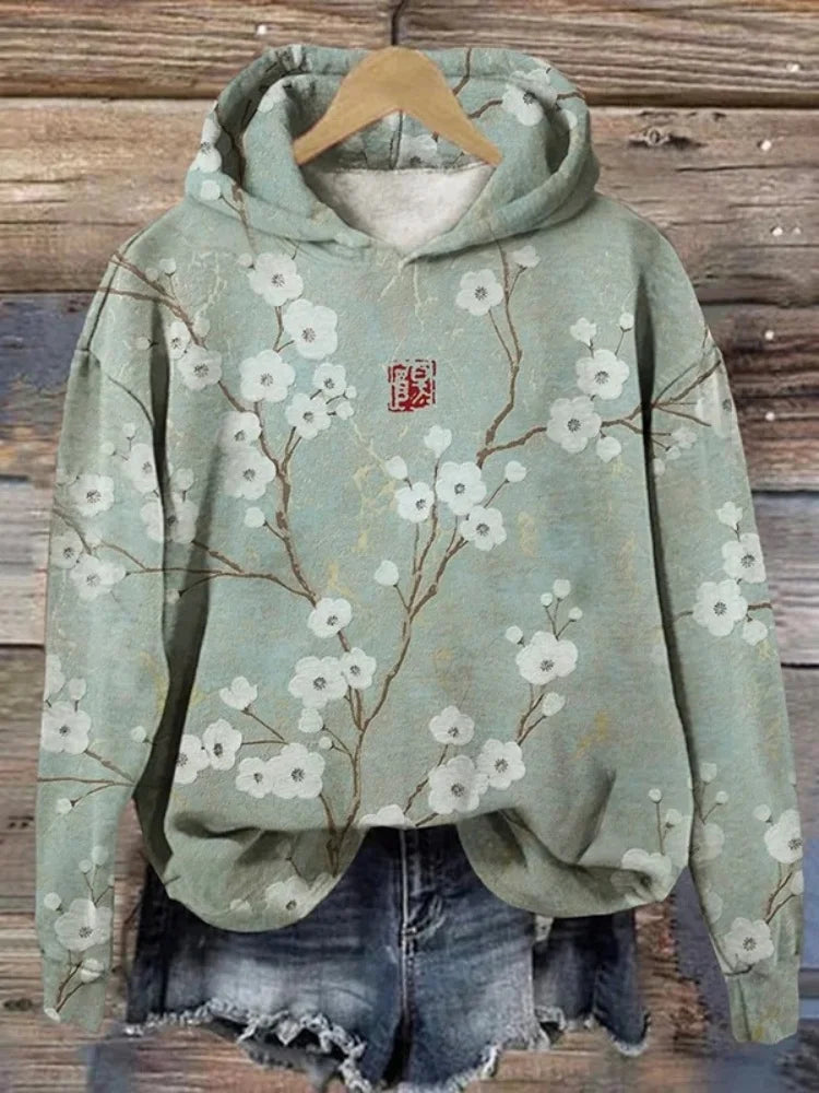 TILDA® | Sweatshirt mit floralem Druck