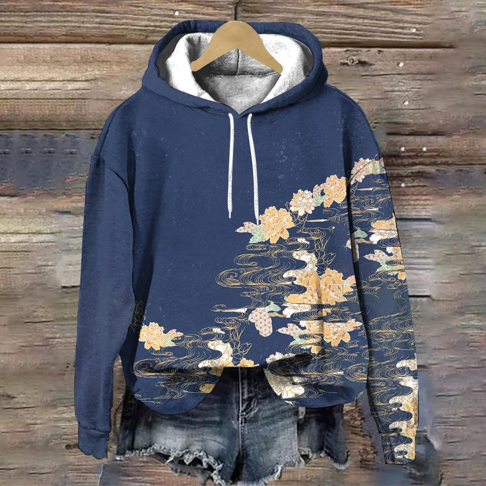 FENJA® | Sweatshirt mit floralem Druck