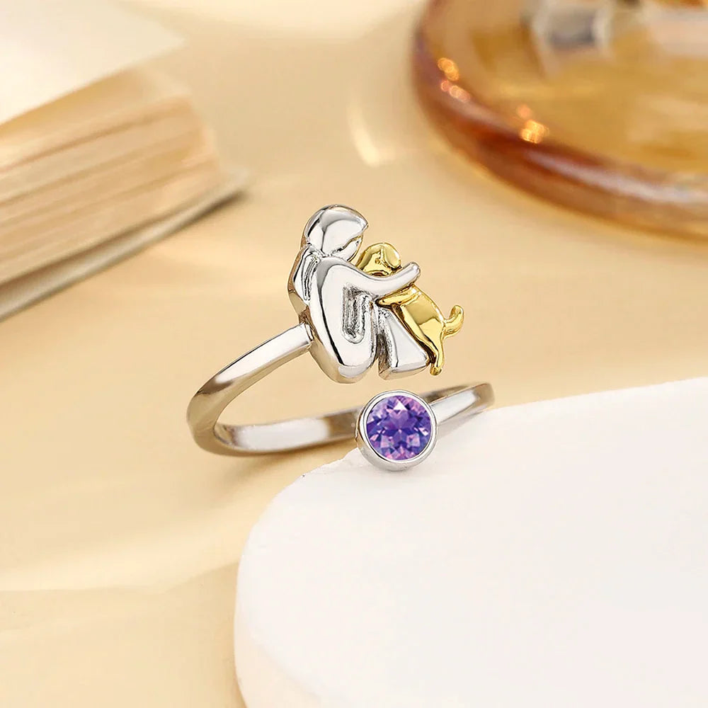 Aurora® | Ring mit Hundesymbol