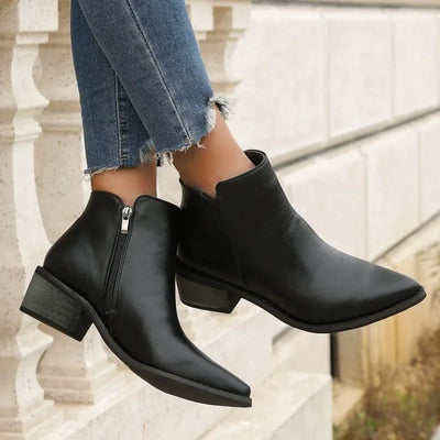 Monika® | Stiefelette aus Leder
